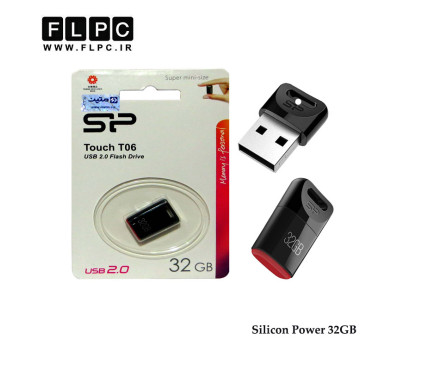 فلش مموری 32 گیگابایت Silicon Power مدل TOUCH T06 مشکی