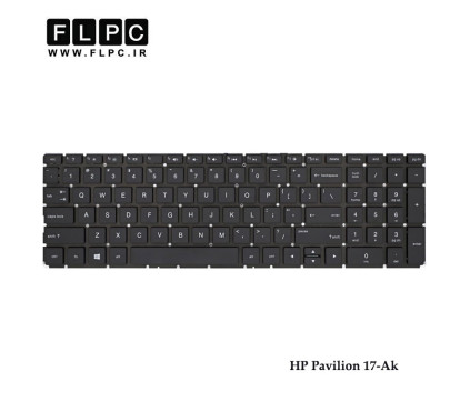 کیبورد لپ تاپ اچ پی HP Pavilion 17-Ak مشکی-اینترکوچک-بدون فریم