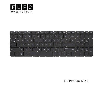 کیبورد لپ تاپ اچ پی HP Pavilion 17-AE مشکی-اینترکوچک-بدون فریم