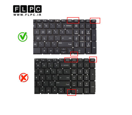 کیبورد لپ تاپ اچ پی HP Pavilion 17-AE مشکی-اینترکوچک-بدون فریم