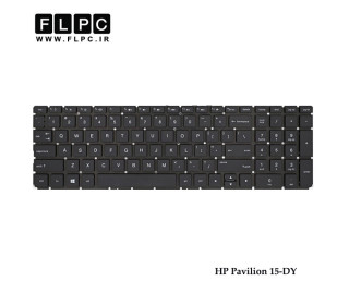 کیبورد لپ تاپ اچ پی HP Pavilion 15-DY مشکی-اینترکوچک-بدون فریم