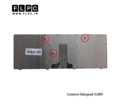 کیبورد لپ تاپ لنوو Lenovo Ideapad G405 مشکی-فلت صاف -بافریم