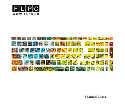 لیبل فانتزی کیبورد طرح ویترای با حروف فارسی