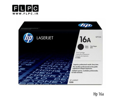 کارتریج تونر مشکی طرح اصلی Hp مدل 16A