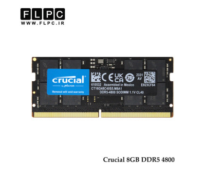 رم لپ تاپ 8 گیگابایت Crucial DDR5-PC5 (4800)