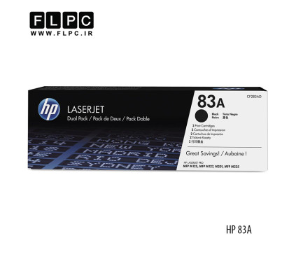 کارتریج تونر مشکی طرح اصلی Hp مدل 83A