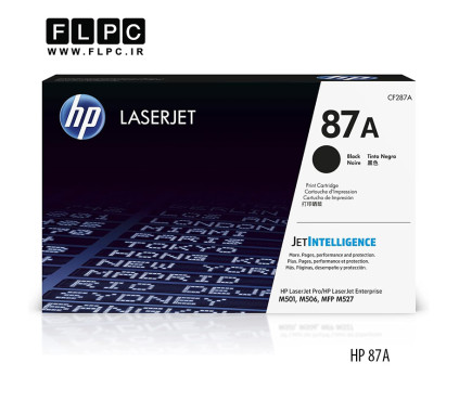 کارتریج تونر مشکی طرح اصلی Hp مدل 87A
