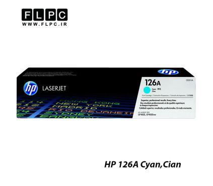 کارتریج تونر آبی طرح اصلی Hp مدل 126A