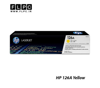 کارتریج تونر زرد طرح اصلی Hp مدل 126A