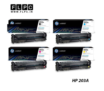 کارتریج تونر رنگی طرح اصلی Hp مدل HP 203A