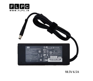 آداپتور لپ تاپ اچ پی HP 18.5V 6.5A Delta Org _7.4*5.0 سردلی