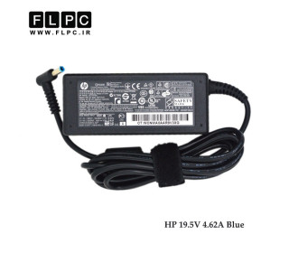 آداپتور لپ تاپ اچ پی HP 19.5V 4.62A Delta Org _4.5*3.0 سرفیش آبی