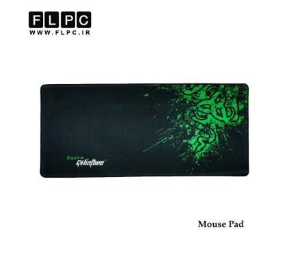 ماوس پد گیمینگ طرح ریزر سایز 30*70 سانتی متر