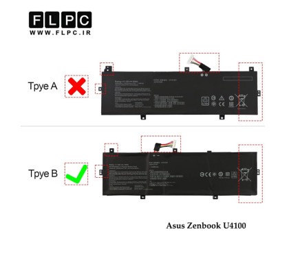 باتری لپ تاپ ایسوس Asus U4100 _3400mAh برند ONYX