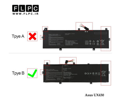 باتری لپ تاپ ایسوس Asus UX430 _3400mAh برند ONYX