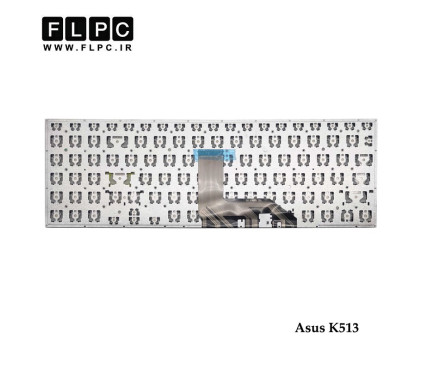 کیبورد لپ تاپ ایسوس Asus K513 مشکی-اینترکوچک-بدون فریم-با دکمه پاور