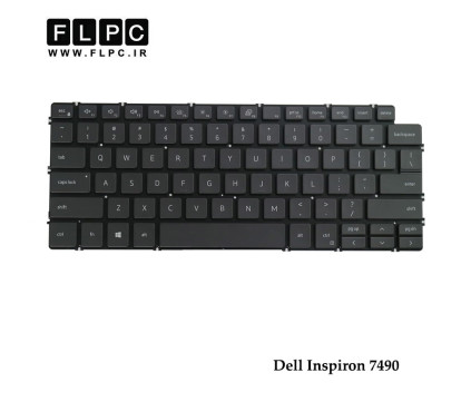 کیبورد لپ تاپ دل Dell Inspiron 7490 مشکی-اینترکوچک-بدون فریم