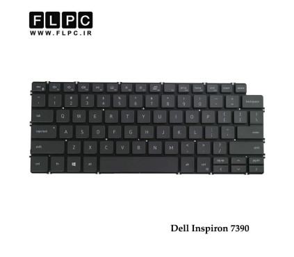 کیبورد لپ تاپ دل Dell Inspiron 7390 مشکی-اینترکوچک-بدون فریم