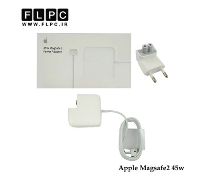 آداپتور لپ تاپ اپل Apple 14.85V 3.05A 45W Org _Magsafe2 با پک