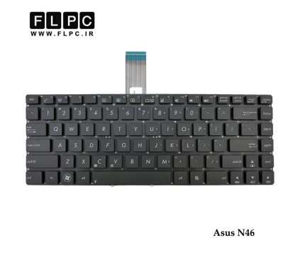 کیبورد لپ تاپ ایسوس Asus N46 مشکی-اینترکوچک-بدون فریم