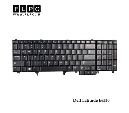 کیبورد لپ تاپ دل Dell Latitude E6530 مشکی-اینتر کوچک-بدون فریم-بدون موس