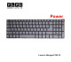 کیبورد لپ تاپ لنوو Lenovo Ideapad 330-15 نوک مدادی- اینترکوچک- بدون فریم- با بک لایت و دکمه کلید پاور