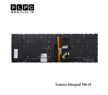 کیبورد لپ تاپ لنوو Lenovo Ideapad 330-15 نوک مدادی- اینترکوچک- بدون فریم- با بک لایت و دکمه کلید پاور