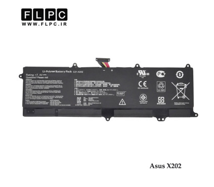 باتری لپ تاپ ایسوس Asus X202 _4000mAh برند MM