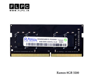 رم لپ تاپ 8 گیگ Ramos DDR4-PC4 (3200)