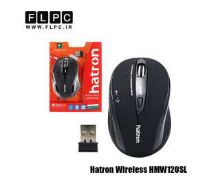 ماوس بی سیم هترون مدل Hatron Silent HMW120SL مشکی