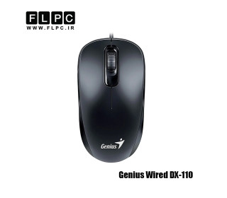 ماوس با سیم جنیوس مدل Genius DX-110 مشکی