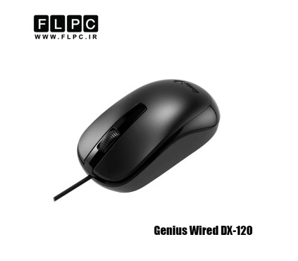 ماوس با سیم جنیوس مدل Genius DX-120 مشکی