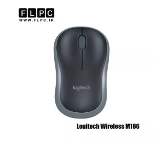ماوس بی سیم لاجیتک مدل Logitech M186 مشکی