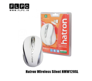ماوس بی سیم هترون مدل Hatron Silent HMW120SL سفید