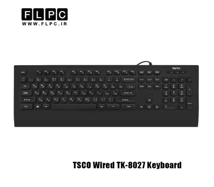 کیبورد با سیم تسکو مدل TSCO TK-8027