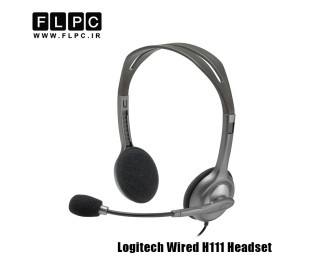 هدفون با سیم لاجیتک مدل Logitech Headphone H111