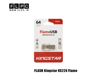 فلش مموری 64 گیگابایت ADATA مدل KS224 Flame نقره ای