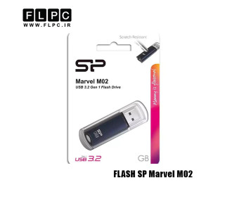 فلش مموری 64 گیگابایت Silicon Power مدل MARVEL M02 آبی