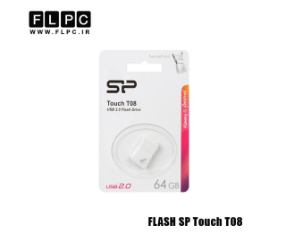 فلش مموری 64 گیگابایت Silicon Power مدل TOUCH T08 سفید