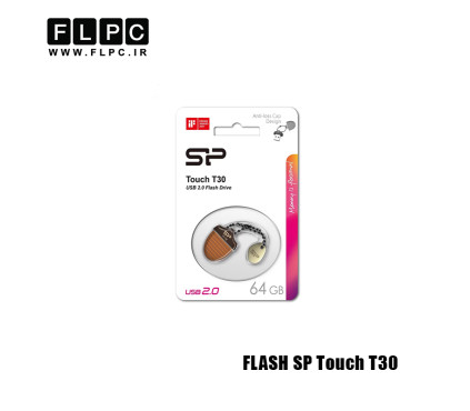فلش مموری 64 گیگابایت Silicon Power مدل TOUCH T30 قهوه ای