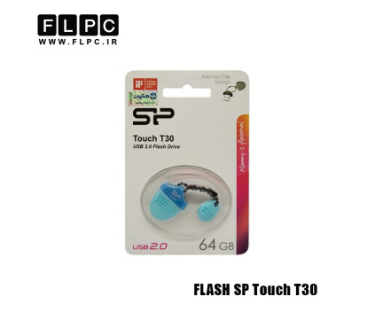 فلش مموری 64 گیگابایت Silicon Power مدل TOUCH T30 آبی