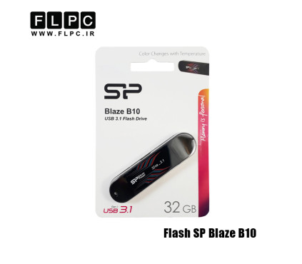 فلش مموری 32 گیگابایت Silicon Power مدل BLAZE B10 مشکی