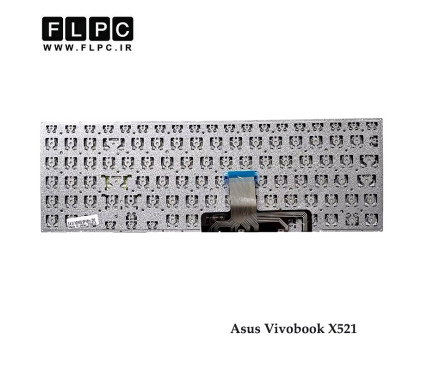 کیبورد لپ تاپ ایسوس Asus Vivobook X521 مشکی- اینترکوچک- بدون فریم- با دکمه پاور