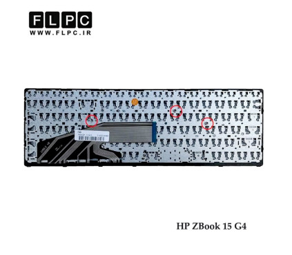 کیبورد لپ تاپ اچ پی HP ZBook 15 G4 مشکی- اینترکوچک- با فریم