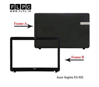 قاب پشت و جلو ایسر Acer Aspire E1-521 _Cover A+B مشکی