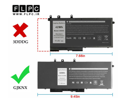 باتری لپ تاپ دل Dell Latitude 5280 برند ONYX