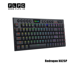 کیبورد با سیم/بی سیم ردراگون مدل Redragon K625 KBS (YI PRO)