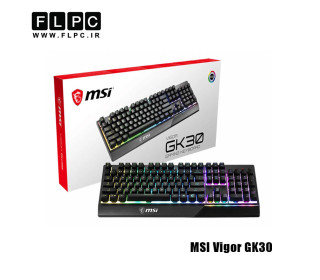 کیبورد با سیم ام اس ای مدل MSI Vigor GK30 مشکی