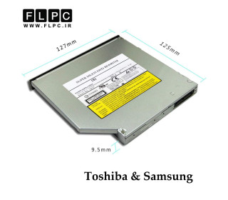 درایو لپ تاپ دی وی دی رایتر Toshiba & Samsung Sata Superslim _9.5mm