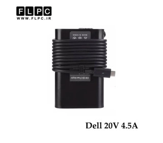 آداپتور لپ تاپ دل 20V 4.5A /15V 3A /9V 3A /5V 3A مستطیلی Type C